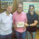 Secretário de Cultura Aroldo Brito(Centro) Alexandre Polydoro (Esq) Carlos Santana (Dir)
